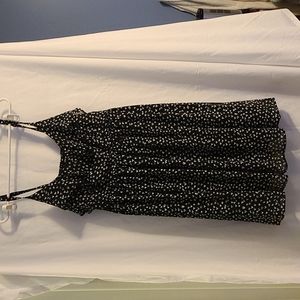 Spaghetti Strap lined Midi Length Dress (plus size 0)